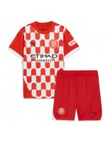 Girona Domácí dres pro děti 2024-25 Krátký Rukáv (+ trenýrky)